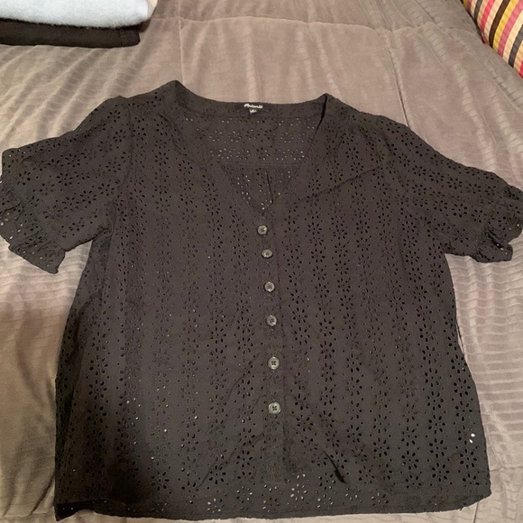 Madewell Eyelet Blouse - Picture 3 of 5
